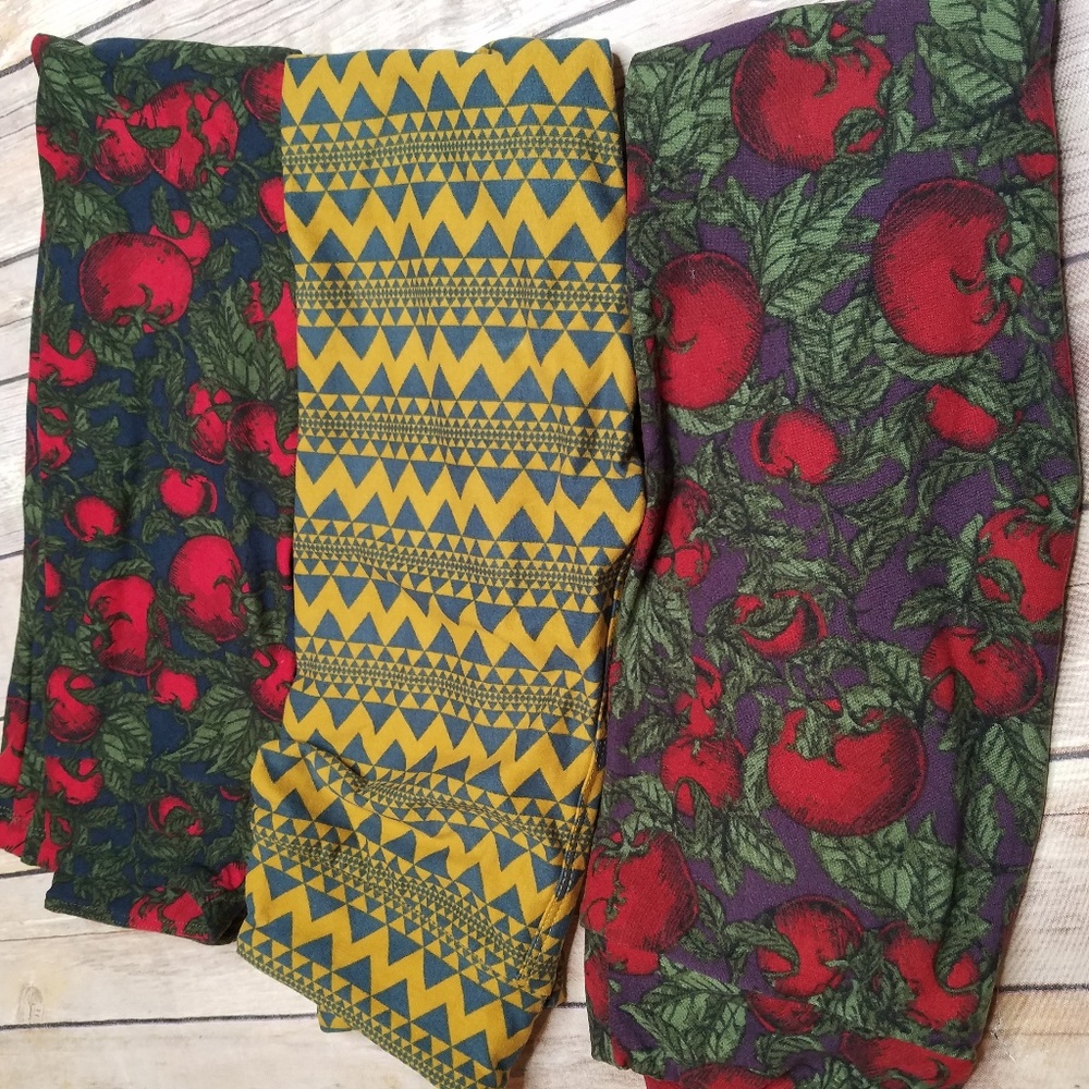 BRAND NEW L/XL LuLaRoe Leggings BUNDLE of THREE
